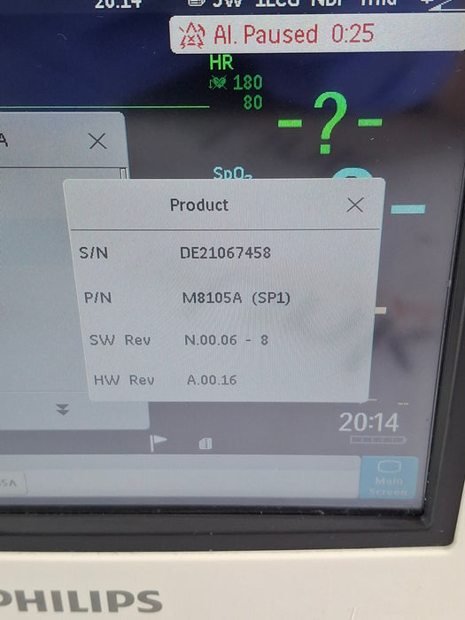 Philips IntelliVue MP5 SpO2, ECG, NIBP, IBP, Temp, CO2 Patient Monitor