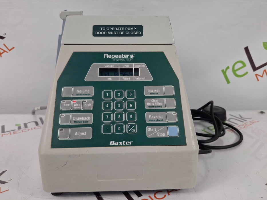 Baxa Corporation Repeater Pump Peristaltic Fluid Transfer