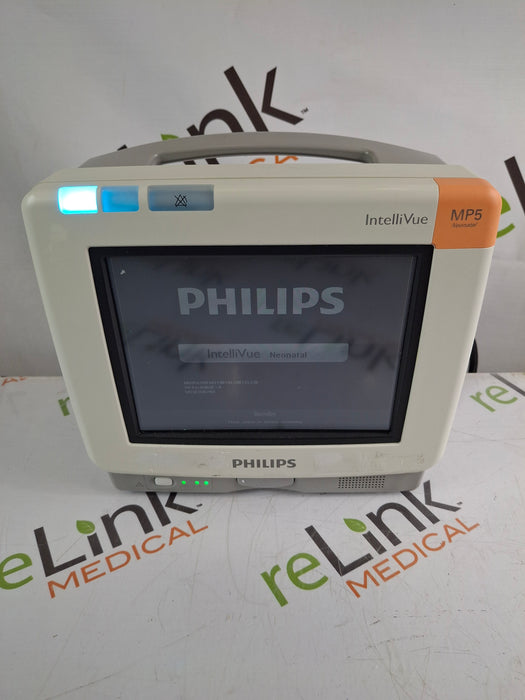 Philips IntelliVue MP5 SpO2, ECG, NIBP, IBP, Temp, CO2 Patient Monitor