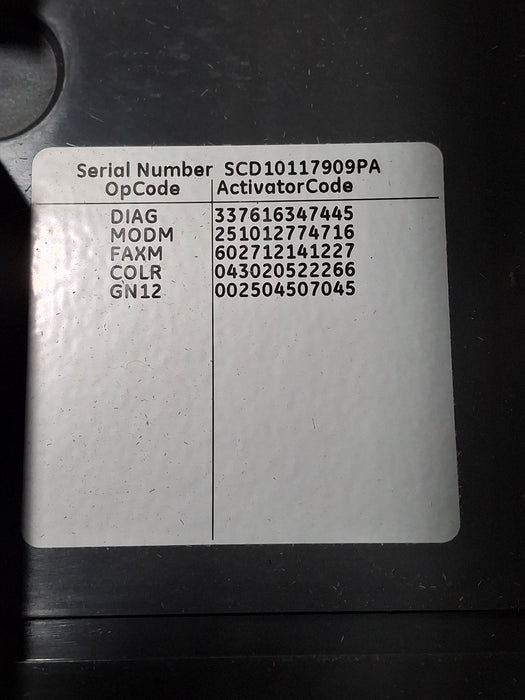 GE Healthcare MAC 5500 ECG without CAM Module