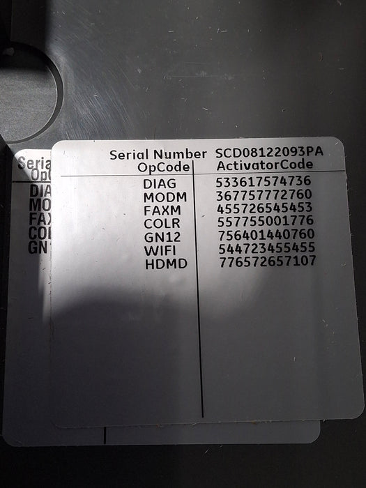 GE Healthcare MAC 5500 ECG without CAM Module