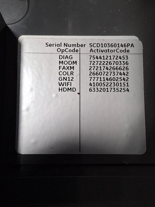 GE Healthcare MAC 5500 ECG without CAM Module