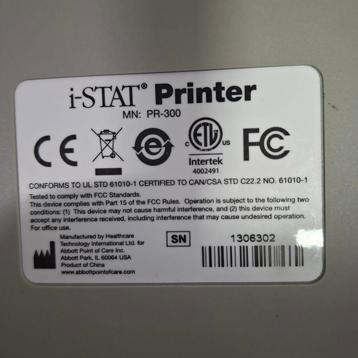 Abbott i-Stat PR-300 Printer