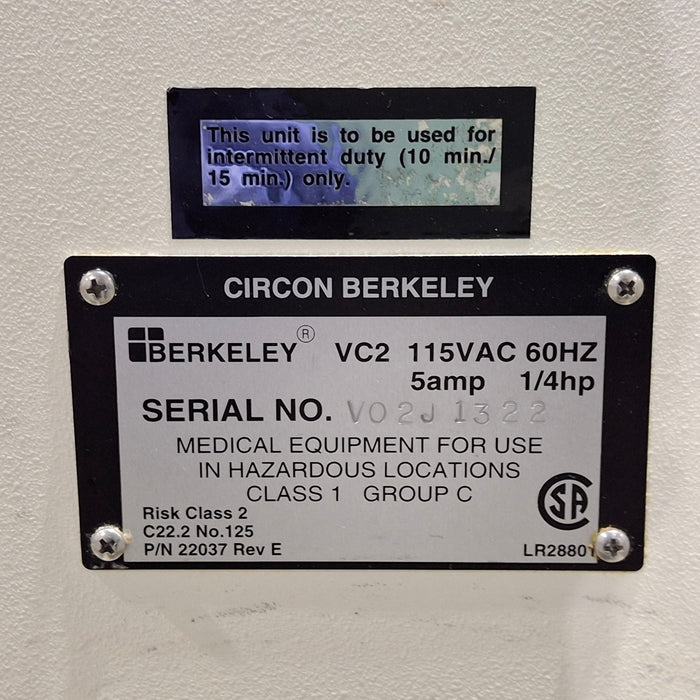 Cabot Medical Berkeley VC-2 Vacuum Curettage System