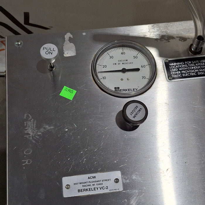 Cabot Medical Berkeley VC-2 Vacuum Curettage System