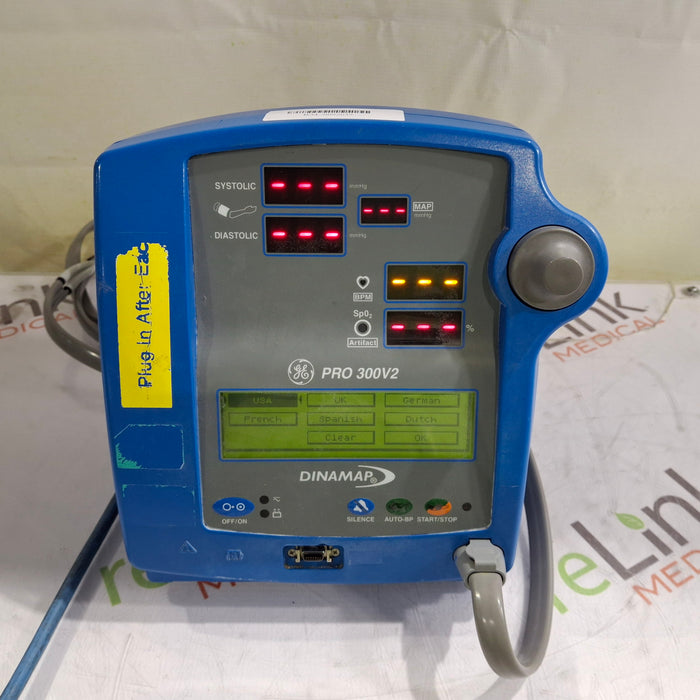 GE Healthcare Dinamap Pro 300V2 Vital Signs Monitor