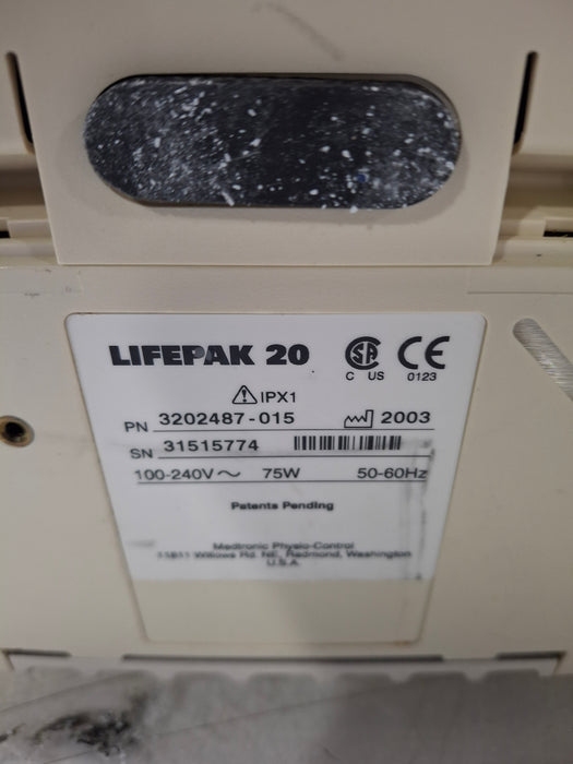 Physio-Control LifePak 20 Defibrillator