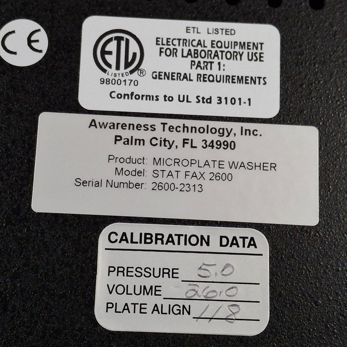 Awareness Stat Fax 2600 Microplate Washer
