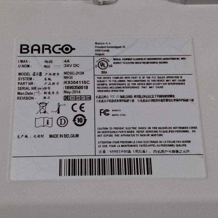 Barco MDSC-2124 Monitor