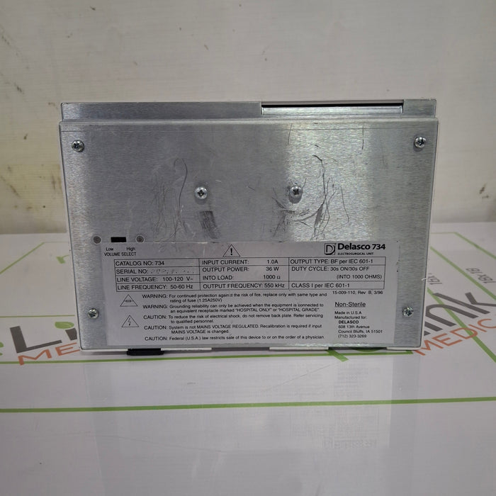 MD Holdings Delasco 734 Electrosurgical Unit