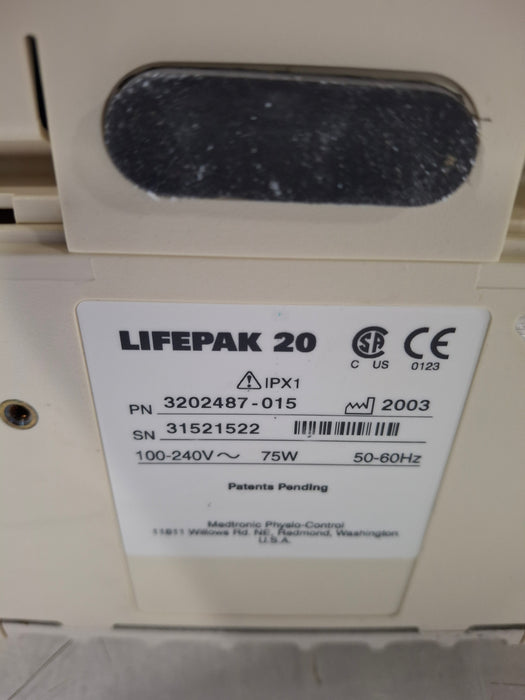 Physio-Control LifePak 20 Defibrillator