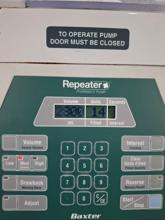 Baxa Corporation Repeater Pump Peristaltic Fluid Transfer