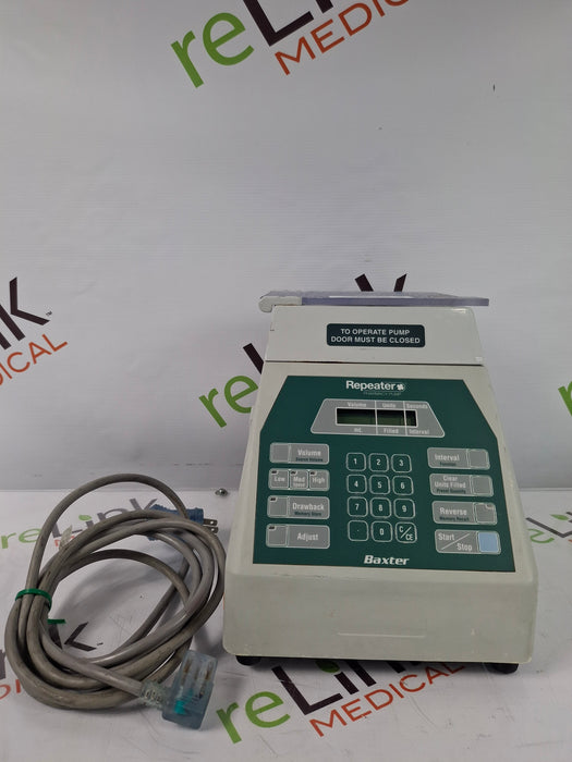 Baxa Corporation Repeater Pump Peristaltic Fluid Transfer