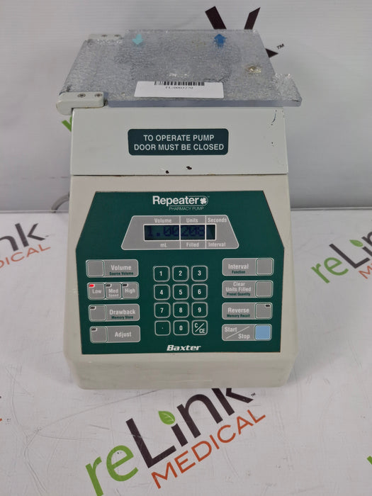 Baxa Corporation Repeater Pump Peristaltic Fluid Transfer