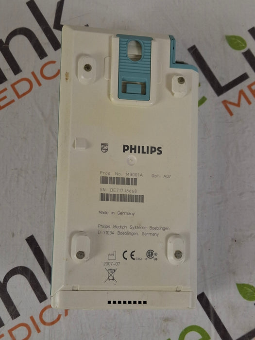 Philips M3001A-A02 OxiMax SpO2, NIBP, ECG MMS Module