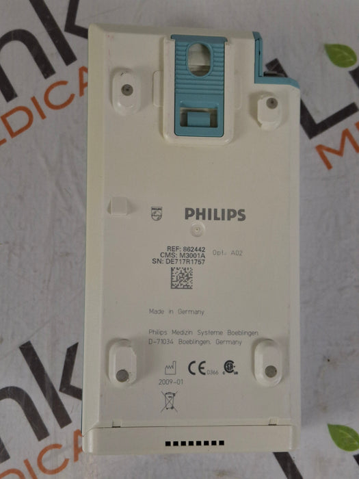 Philips M3001A-A02 OxiMax SpO2, NIBP, ECG MMS Module