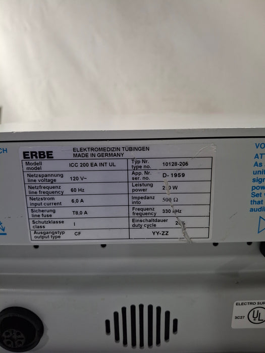 Erbe Erbe ICC 200 Electrosurgical Unit Electrosurgical Units reLink Online