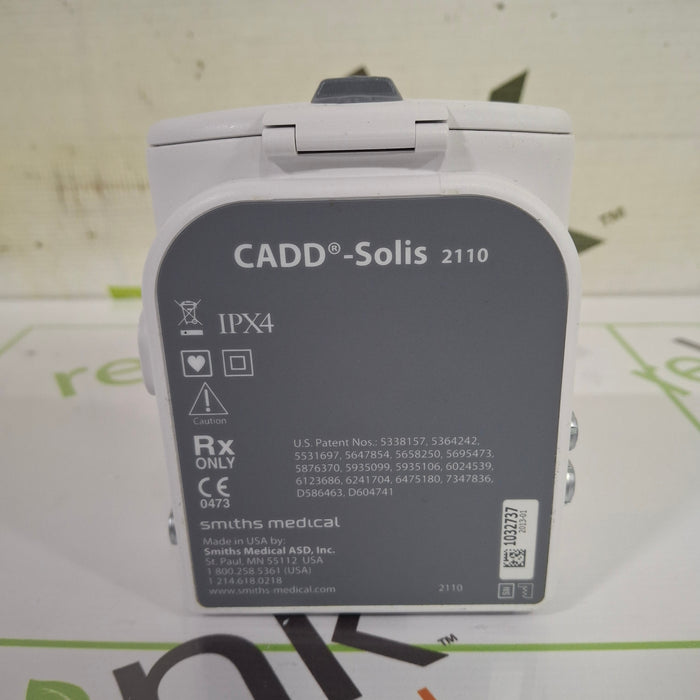 Smiths Medical Smiths Medical CADD Solis 2110 Ambulatory Infusion Pump Infusion Pump reLink Online
