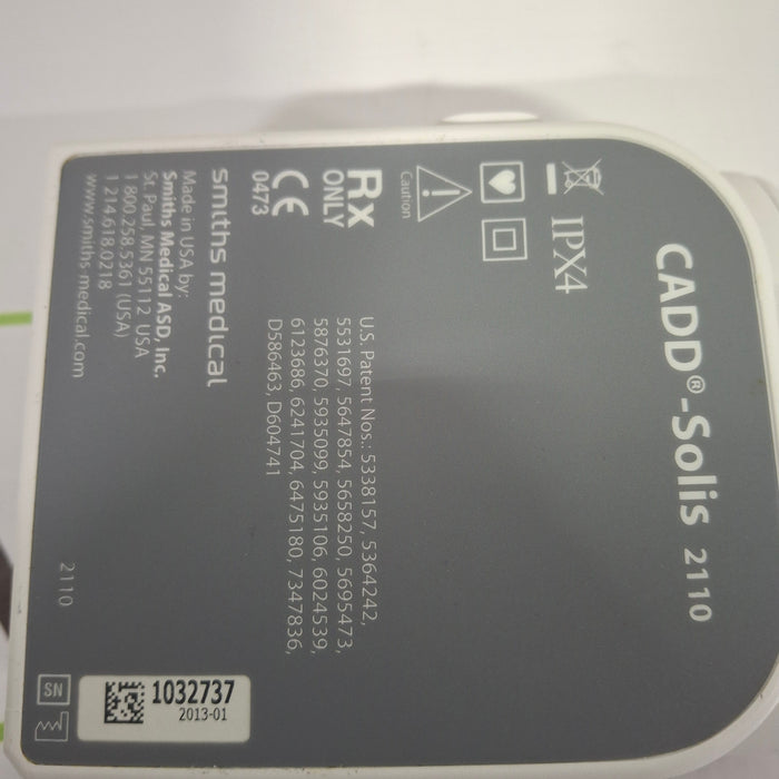 Smiths Medical Smiths Medical CADD Solis 2110 Ambulatory Infusion Pump Infusion Pump reLink Online