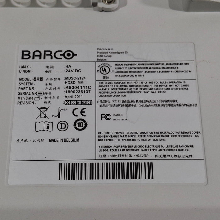 Barco MDSC-2124 Monitor