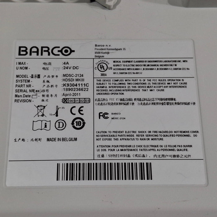Barco MDSC-2124 Monitor