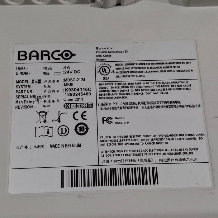 Barco MDSC-2124 Monitor