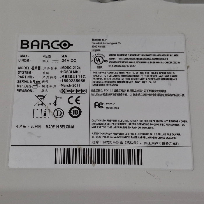Barco MDSC-2124 Monitor
