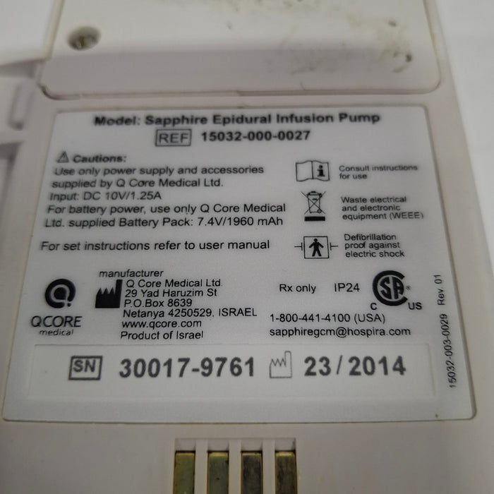 QCore Medical Sapphire Epidural Infusion Pump