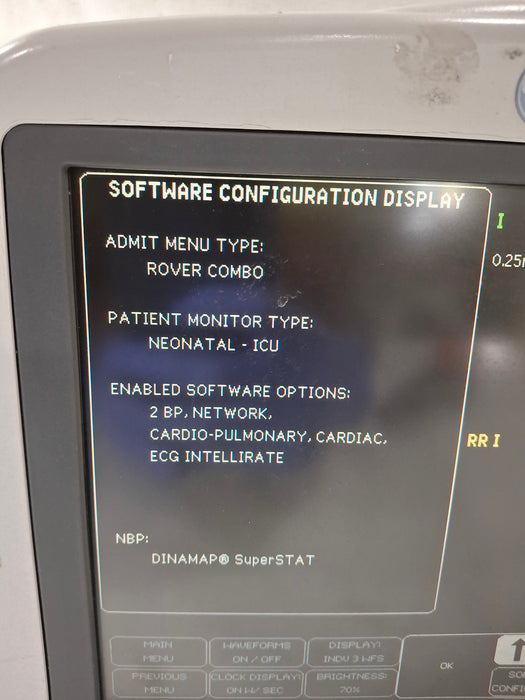 GE Healthcare Dash 4000 - Masimo SpO2 Patient Monitor