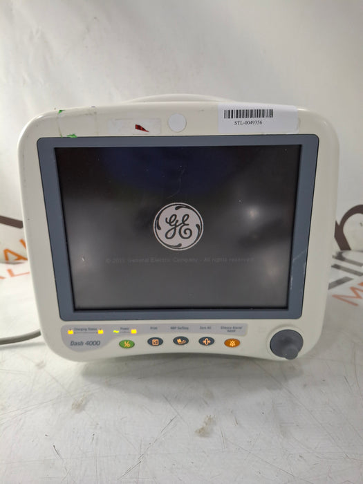 GE Healthcare Dash 4000 - GE/Nellcor SpO2 Patient Monitor