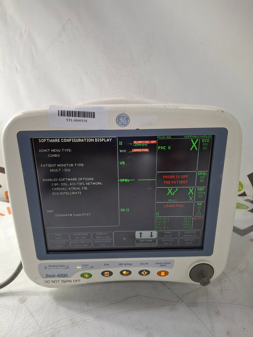 GE Healthcare GE Healthcare Dash 4000 - GE/Nellcor SpO2 Patient Monitor Patient Monitors reLink Online