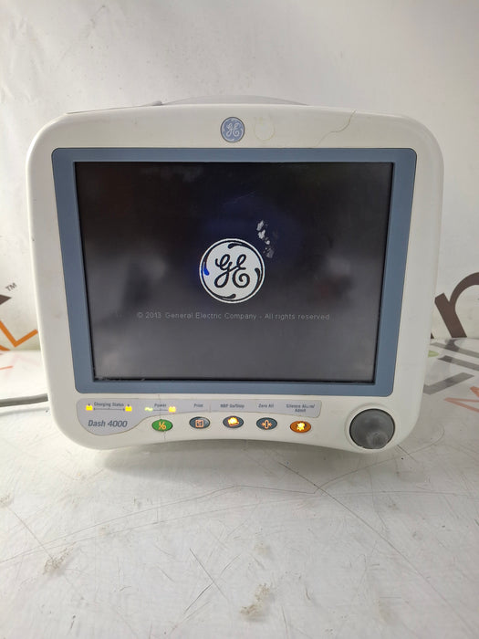 GE Healthcare Dash 4000 - Masimo SpO2 Patient Monitor