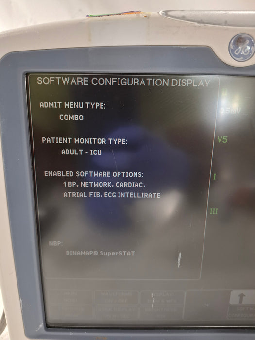 GE Healthcare Dash 5000 - Masimo SpO2 Patient Monitor