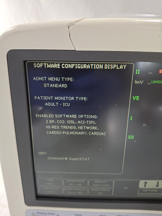GE Healthcare Dash 4000 - Masimo SpO2 Patient Monitor