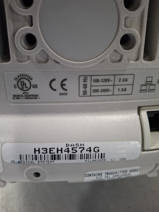 GE Healthcare Dash 4000 - Masimo SpO2 Patient Monitor