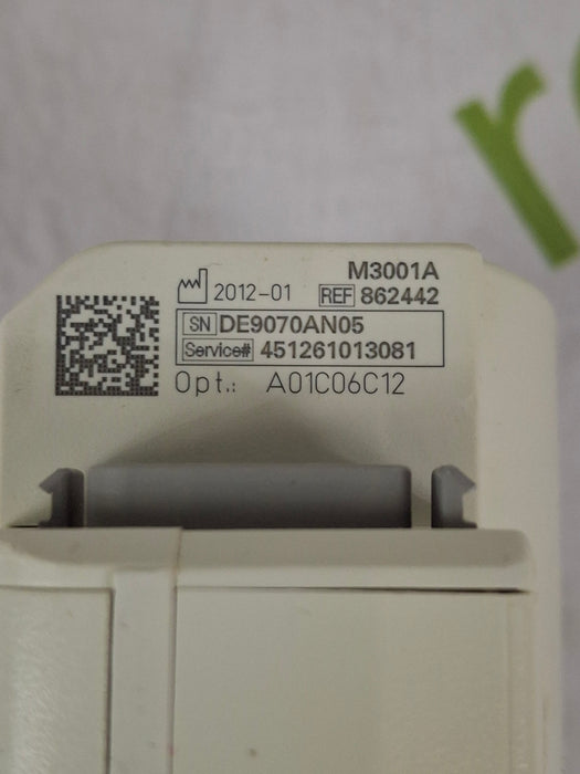 Philips M3001A-A01C06C12 Fast SpO2, NIBP, 12 lead ECG, Temp, IBP MMS Module