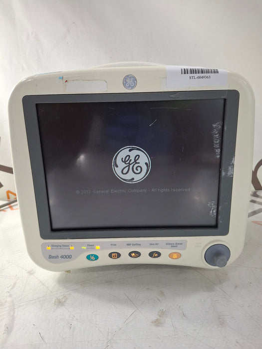 GE Healthcare Dash 4000 - GE/Nellcor SpO2 Patient Monitor