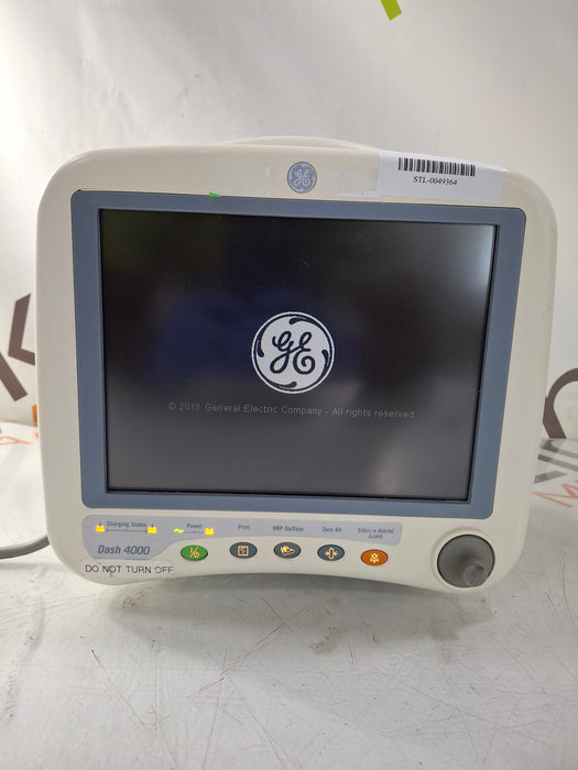 GE Healthcare Dash 4000 - GE/Nellcor SpO2 Patient Monitor