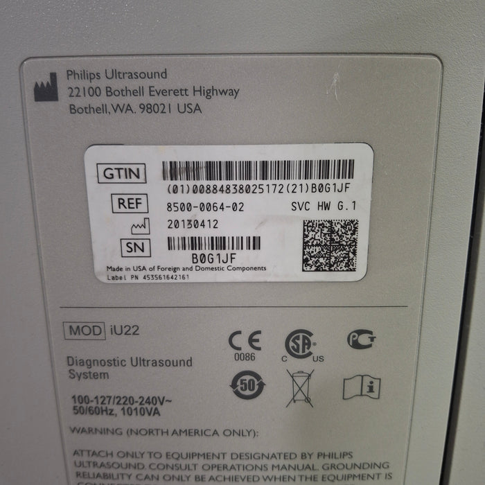 Philips IU22 Ultrasound