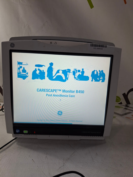 GE Healthcare Carescape B450 Post Anesthesia Care Patient Monitor