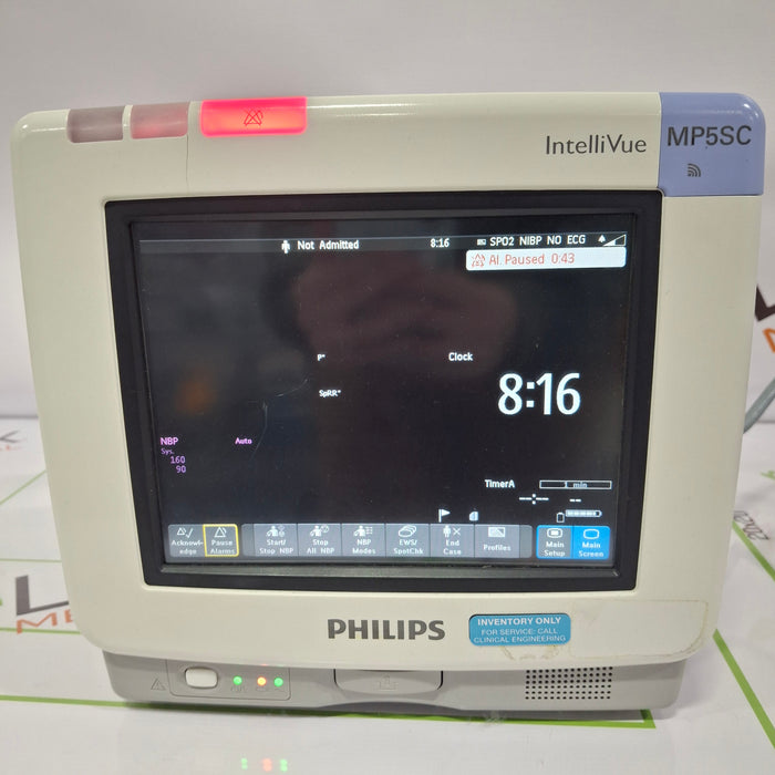 Philips IntelliVue MP5SC Fast SpO2, NIBP Spot Check Monitor
