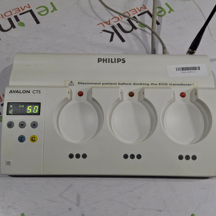 Philips Avalon M2720A CTS Fetal Transducer Base Station