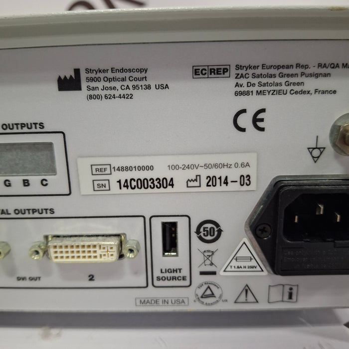 Stryker 1488HD Camera Control Unit