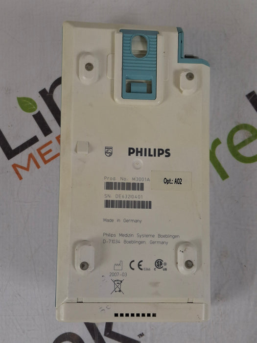 Philips M3001A-A02 OxiMax SpO2, NIBP, ECG MMS Module