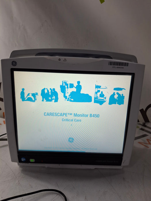 GE Healthcare Carescape B450 Critical Care Patient Monitor