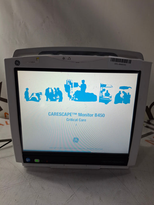 GE Healthcare Carescape B450 Critical Care Patient Monitor