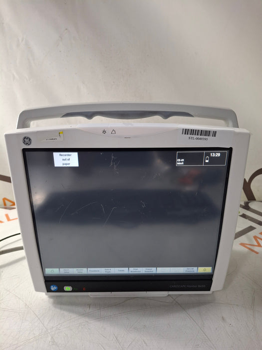 GE Healthcare Carescape B450 Critical Care Patient Monitor