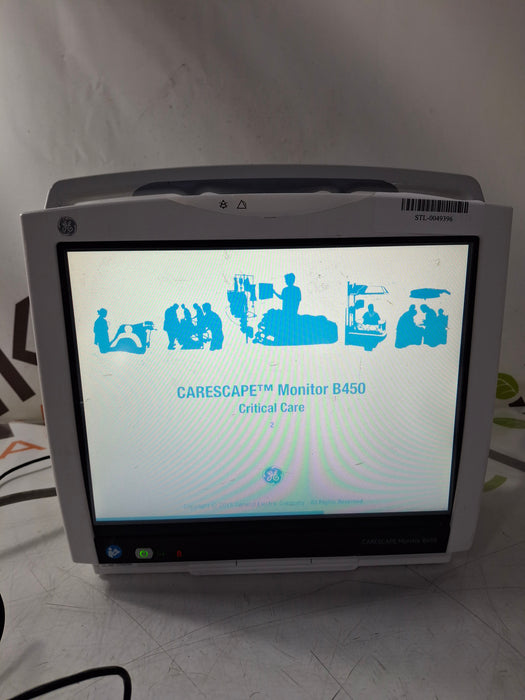 GE Healthcare Carescape B450 Critical Care Patient Monitor