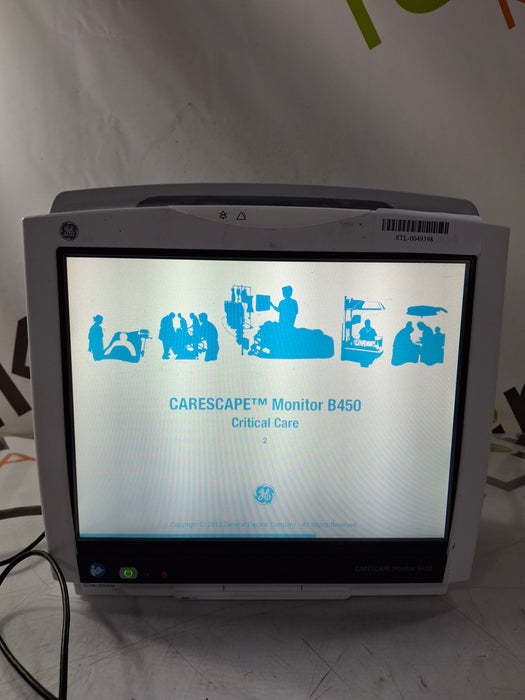 GE Healthcare Carescape B450 Critical Care Patient Monitor