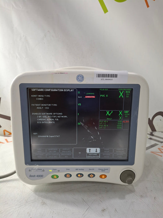 GE Healthcare Dash 4000 - GE/Nellcor SpO2 Patient Monitor